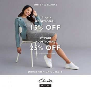 Clarks-Special-Sale-at-Johor-Premium-Outlets-350x350 - Apparels Fashion Accessories Fashion Lifestyle & Department Store Footwear Johor Malaysia Sales 