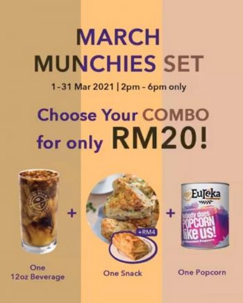 Coffee-Bean-March-Munchies-Set-Promotion-350x437 - Beverages Food , Restaurant & Pub Johor Kedah Kelantan Kuala Lumpur Melaka Negeri Sembilan Pahang Penang Perak Perlis Promotions & Freebies Putrajaya Selangor Terengganu 