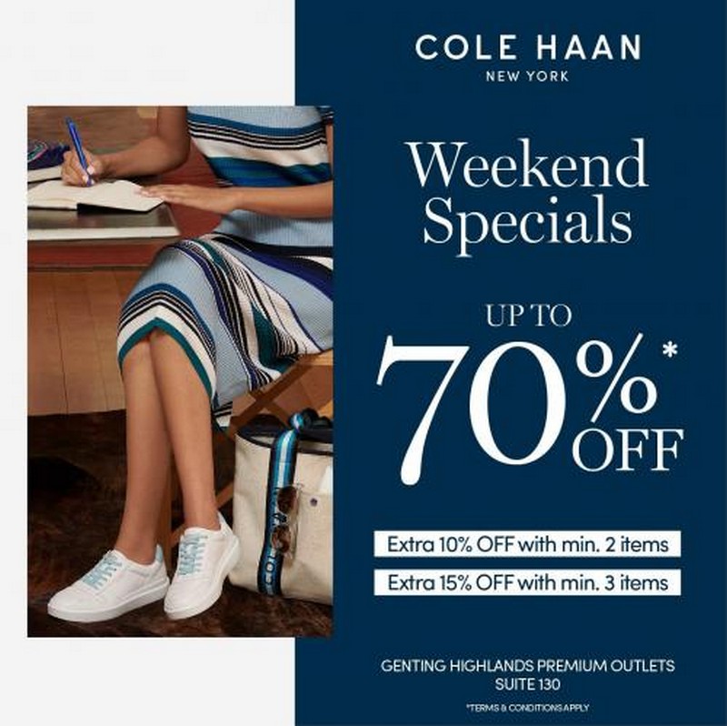 5-7 Mar 2021: Cole Haan Weekend Sale at Genting Highlands Premium ...