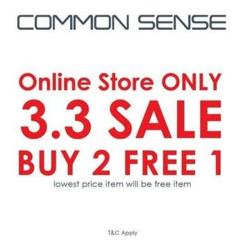 Common-Sense-3.3-Sale-350x350 - Apparels Fashion Accessories Fashion Lifestyle & Department Store Johor Kedah Kelantan Kuala Lumpur Malaysia Sales Melaka Negeri Sembilan Online Store Pahang Penang Perak Perlis Putrajaya Sabah Sarawak Selangor Terengganu 