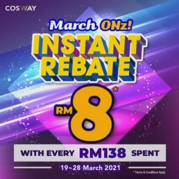 Cosway-March-Onz-Promotion-350x350 - Beauty & Health Health Supplements Johor Kedah Kelantan Kuala Lumpur Melaka Negeri Sembilan Pahang Penang Perak Perlis Personal Care Promotions & Freebies Putrajaya Sabah Sarawak Selangor Terengganu 