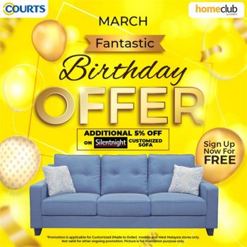 Courts-HomeClub-March-Fantastic-Birthday-Offer-350x350 - Electronics & Computers Furniture Home & Garden & Tools Home Appliances Home Decor Johor Kedah Kelantan Kuala Lumpur Melaka Negeri Sembilan Online Store Pahang Penang Perak Perlis Promotions & Freebies Putrajaya Sabah Sarawak Selangor Terengganu 