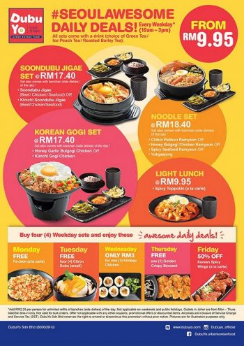 DubuYo-Seoul-Awesome-Daily-Deals-Promotion-350x495 - Beverages Food , Restaurant & Pub Johor Kedah Kelantan Kuala Lumpur Melaka Negeri Sembilan Pahang Penang Perak Perlis Promotions & Freebies Putrajaya Sabah Sarawak Selangor Terengganu 