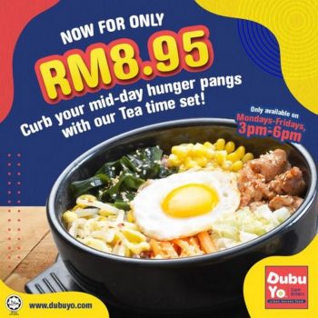 DubuYo-Weekdays-Teatime-Promotion-350x350 - Beverages Food , Restaurant & Pub Johor Kedah Kelantan Kuala Lumpur Melaka Negeri Sembilan Pahang Penang Perak Perlis Promotions & Freebies Putrajaya Sabah Sarawak Selangor Terengganu 