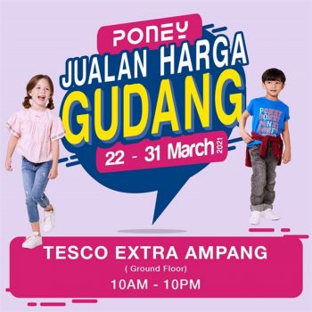 ED-Labels-Poney-Warehouse-Clearance-Sale-at-Tesco-Ampang-350x350 - Baby & Kids & Parenting Children Fashion Kuala Lumpur Selangor Warehouse Sale & Clearance in Malaysia 
