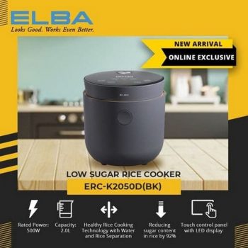 Elba-Low-Sugar-Rice-Cooker-Promo-on-Lazada-350x350 - Electronics & Computers Home Appliances Johor Kedah Kelantan Kitchen Appliances Kuala Lumpur Melaka Negeri Sembilan Online Store Pahang Penang Perak Perlis Promotions & Freebies Putrajaya Sabah Sarawak Selangor Terengganu 