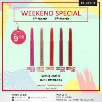 Elianto-Weekend-Promotion-at-Mitsui-Outlet-Park-350x350 - Beauty & Health Cosmetics Promotions & Freebies Selangor 