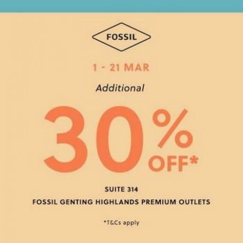 Fossil-Special-Sale-at-Genting-Highlands-Premium-Outlet-350x350 - Bags Fashion Accessories Fashion Lifestyle & Department Store Malaysia Sales Pahang 