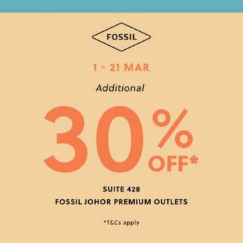 Fossil-Special-Sale-at-Johor-Premium-Outlet-350x350 - Bags Fashion Accessories Fashion Lifestyle & Department Store Johor Malaysia Sales Watches 