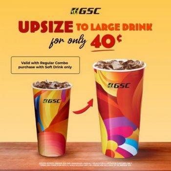 GSC-Upsize-to-Large-Drink-at-40-Cents-Promotion-350x350 - Cinemas Johor Kedah Kelantan Kuala Lumpur Melaka Movie & Music & Games Negeri Sembilan Pahang Penang Perak Perlis Promotions & Freebies Putrajaya Sabah Sarawak Selangor Terengganu 