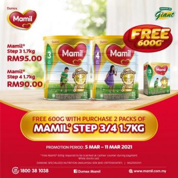 Giant-Mamil-Step-Promotion-350x350 - Baby & Kids & Parenting Johor Kedah Kelantan Kuala Lumpur Melaka Milk Powder Negeri Sembilan Pahang Penang Perak Perlis Promotions & Freebies Putrajaya Sabah Sarawak Selangor Supermarket & Hypermarket Terengganu 