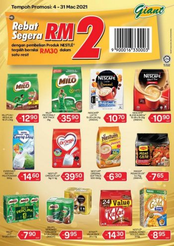 Giant-Nestle-Promotion-350x494 - Johor Kedah Kelantan Kuala Lumpur Melaka Negeri Sembilan Pahang Penang Perak Perlis Promotions & Freebies Putrajaya Sabah Sarawak Selangor Supermarket & Hypermarket Terengganu 