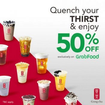 Gong-Cha-Hot-Deals-Promotion-on-GrabFood-350x350 - Beverages Food , Restaurant & Pub Johor Kedah Kelantan Kuala Lumpur Melaka Negeri Sembilan Online Store Pahang Penang Perak Perlis Promotions & Freebies Putrajaya Sabah Sarawak Selangor Terengganu 