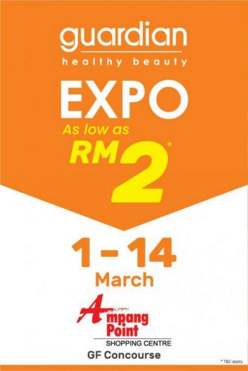 Guardian-Expo-As-Low-As-RM2-at-Ampang-Point-350x524 - Beauty & Health Health Supplements Kuala Lumpur Personal Care Promotions & Freebies Selangor 