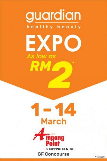 Guardian-Expo-As-Low-As-RM2-at-Ampang-Point-350x524 - Beauty & Health Health Supplements Kuala Lumpur Personal Care Promotions & Freebies Selangor 