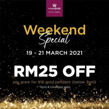 HABIB-Weekend-Promotion-350x350 - Gifts , Souvenir & Jewellery Jewels Johor Kedah Kelantan Kuala Lumpur Melaka Nationwide Negeri Sembilan Pahang Penang Perak Perlis Promotions & Freebies Putrajaya Sabah Sarawak Selangor Terengganu 