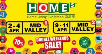 HOMEs-Home-Living-Exhibition-Sale-at-Mid-Valley-350x185 - Electronics & Computers Events & Fairs Furniture Home & Garden & Tools Home Appliances Home Decor Kitchen Appliances Kuala Lumpur Selangor 