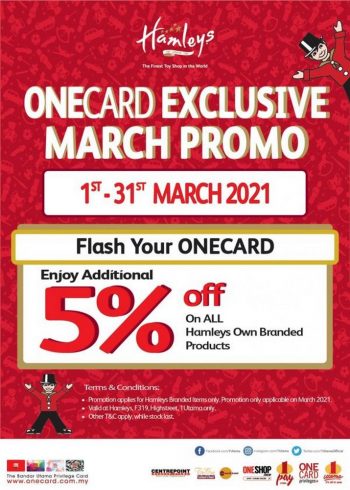 Hamleys-Onecard-March-Promotion-at-1-Utama-350x490 - Baby & Kids & Toys Promotions & Freebies Selangor Toys 