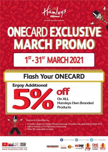 Hamleys-Onecard-March-Promotion-at-1-Utama-350x490 - Baby & Kids & Parenting Promotions & Freebies Selangor Toys 