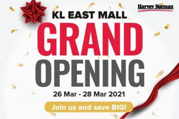 Harvey-Norman-Grand-Opening-Sale-at-KL-East-Mall-350x232 - Electronics & Computers Furniture Home & Garden & Tools Home Appliances Home Decor Kitchen Appliances Kuala Lumpur Malaysia Sales Selangor 