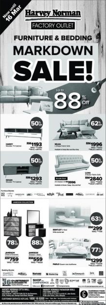 Harvey-Norman-Markdown-Sale-218x625 - Beddings Computer Accessories Electronics & Computers Furniture Home & Garden & Tools Home Appliances Home Decor IT Gadgets Accessories Johor Kedah Kelantan Kitchen Appliances Kuala Lumpur Malaysia Sales Melaka Negeri Sembilan Pahang Penang Perak Perlis Putrajaya Sabah Sarawak Selangor Terengganu 