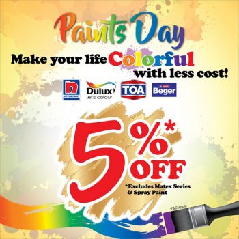 HomePro-Paints-Day-5-Off-Promo-350x350 - Building Materials Home & Garden & Tools Home Decor Johor Kedah Kelantan Kuala Lumpur Melaka Negeri Sembilan Pahang Penang Perak Perlis Promotions & Freebies Putrajaya Sabah Sarawak Selangor Terengganu 