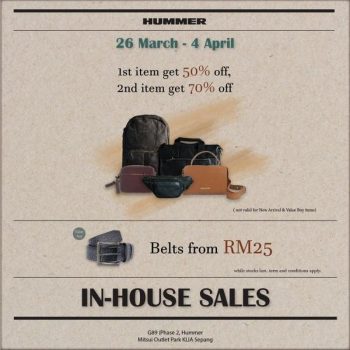 Hummer-March-In-House-Sale-at-Mitsui-Outlet-Park-350x350 - Bags Fashion Accessories Fashion Lifestyle & Department Store Malaysia Sales Selangor 