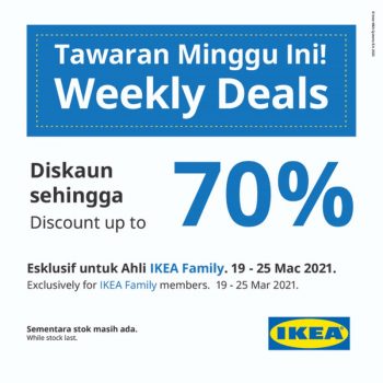 19 25 Mar 2021 Ikea 70 Off Promo At Toppen Shopping Centre Everydayonsales Com