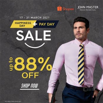 John-Master-Pay-Day-Sale-350x350 - Apparels Fashion Accessories Fashion Lifestyle & Department Store Johor Kedah Kelantan Kuala Lumpur Malaysia Sales Melaka Negeri Sembilan Online Store Pahang Penang Perak Perlis Putrajaya Sabah Sarawak Selangor Terengganu 