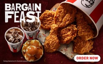 KFC-Bargain-Feast-Promo-350x219 - Beverages Food , Restaurant & Pub Johor Kedah Kelantan Kuala Lumpur Melaka Negeri Sembilan Online Store Pahang Penang Perak Perlis Promotions & Freebies Putrajaya Sabah Sarawak Selangor Terengganu 