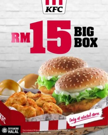 KFC-RM15-Big-Box-Promotion-350x438 - Beverages Food , Restaurant & Pub Kedah Kelantan Negeri Sembilan Pahang Penang Promotions & Freebies Selangor Terengganu 