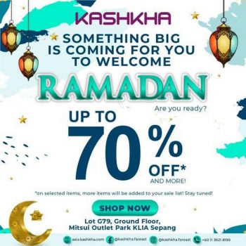 Kashkha-Ramadan-Sale-at-Mitsui-Outlet-Park-350x350 - Apparels Fashion Accessories Fashion Lifestyle & Department Store Malaysia Sales Selangor 