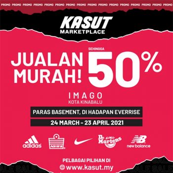 Kasut-Marketplace-50-off-Sale-at-Imago-KK-350x350 - Apparels Fashion Accessories Fashion Lifestyle & Department Store Footwear Malaysia Sales Sabah 