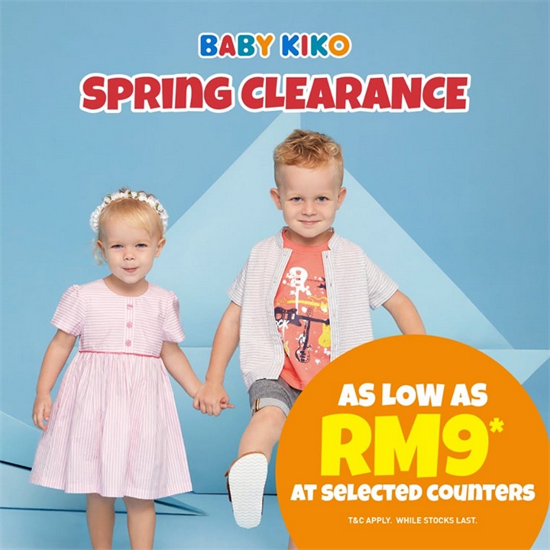 8 Mar 2021 Onward Kiko & Baby Kiko Spring Clearance Sale