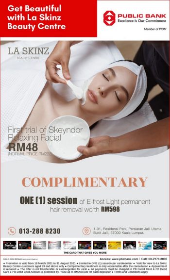 La-Skinz-Beauty-Centre-Promo-with-Public-Bank-350x577 - Bank & Finance Beauty & Health Kuala Lumpur Personal Care Promotions & Freebies Public Bank Selangor Skincare 