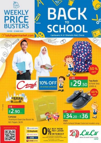 LuLu-Hypermarket-Back-To-School-Promotion-350x495 - Kuala Lumpur Promotions & Freebies Selangor Supermarket & Hypermarket 