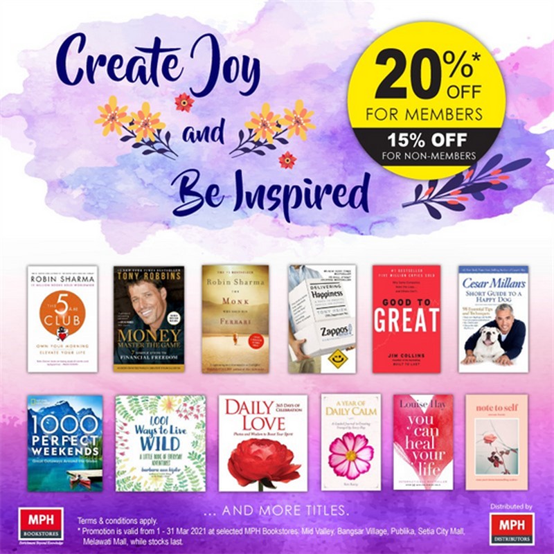 22 31 Mar 2021 Mph Bookstore Create Joy And Be Inspired Promo Everydayonsales Com