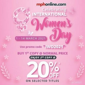 MPH-Bookstores-International-Womens-Day-350x350 - Books & Magazines Johor Kedah Kelantan Kuala Lumpur Melaka Negeri Sembilan Online Store Pahang Penang Perak Perlis Promotions & Freebies Putrajaya Sabah Sarawak Selangor Stationery Terengganu 