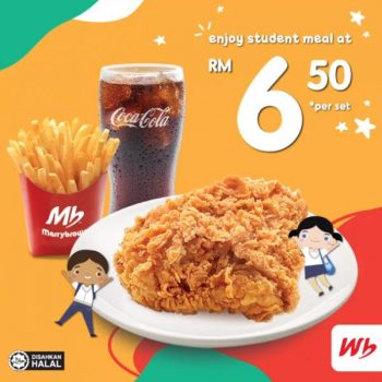 Marrybrown-Student-Meal-Promotion-with-MB-Student-Card-3-350x350 - Beverages Food , Restaurant & Pub Johor Kedah Kelantan Kuala Lumpur Melaka Negeri Sembilan Pahang Penang Perak Perlis Promotions & Freebies Putrajaya Sabah Sarawak Selangor Terengganu 