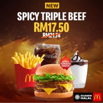 McDonalds-Spicy-Beef-Burger-Promotion-2-350x350 - Beverages Food , Restaurant & Pub Johor Kedah Kelantan Kuala Lumpur Melaka Negeri Sembilan Pahang Penang Perak Perlis Promotions & Freebies Putrajaya Sabah Sarawak Selangor Terengganu 