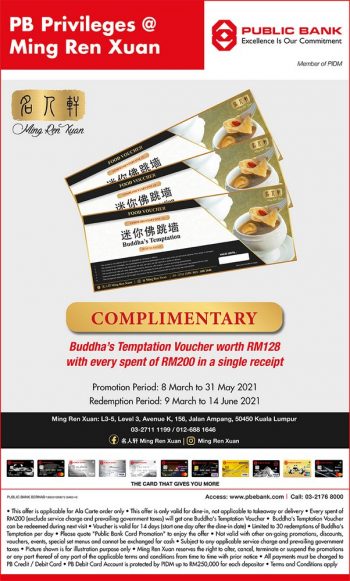Ming-Ren-Xuan-Food-Voucher-Promo-with-Public-Bank-350x581 - Bank & Finance Beverages Food , Restaurant & Pub Kuala Lumpur Promotions & Freebies Public Bank Selangor 