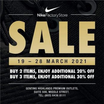 Nike-Factory-Store-Special-Sale-at-Genting-Highlands-Premium-Outlets-350x349 - Apparels Fashion Accessories Fashion Lifestyle & Department Store Footwear Malaysia Sales Pahang Sportswear 