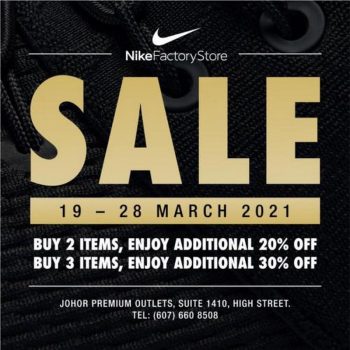 Nike-Factory-Store-Special-Sale-at-Johor-Premium-Outlets-350x350 - Apparels Fashion Accessories Fashion Lifestyle & Department Store Footwear Johor Malaysia Sales Sportswear 