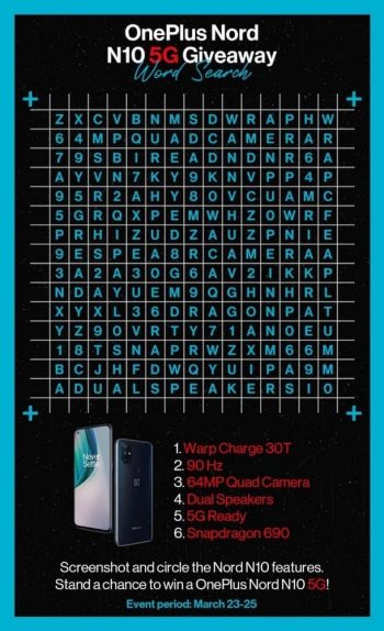 OnePlus-NordN105G-Giveaway-350x574 Now till 25 Mar 2021: OnePlus NordN105G Giveaway