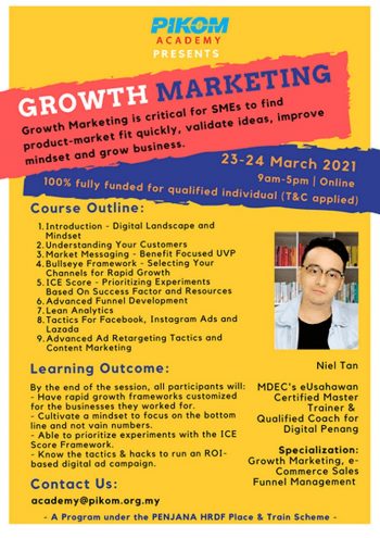 PIKOM-Growth-Marketing-350x495 - Events & Fairs Johor Kedah Kelantan Kuala Lumpur Melaka Negeri Sembilan Online Store Others Pahang Penang Perak Perlis Putrajaya Sabah Sarawak Selangor Terengganu 