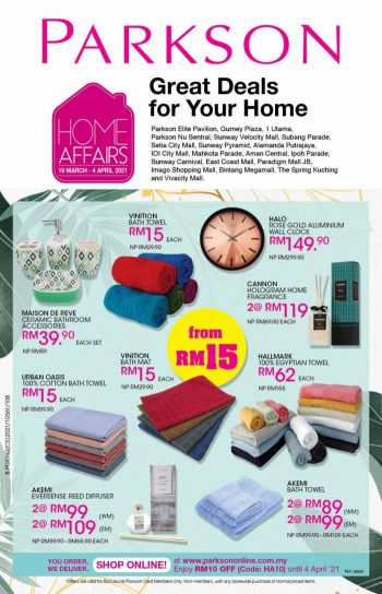 Parkson-Home-Affairs-Promotion-1-350x544 - Johor Kedah Kelantan Kuala Lumpur Melaka Negeri Sembilan Pahang Penang Perak Perlis Promotions & Freebies Putrajaya Sabah Sarawak Selangor Supermarket & Hypermarket Terengganu 