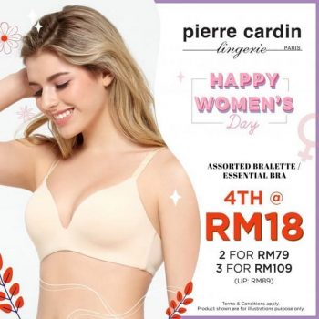 Pierre-Cardin-Lingerie-International-Womens-Day-Promo-350x350 - Fashion Lifestyle & Department Store Johor Lingerie Promotions & Freebies 