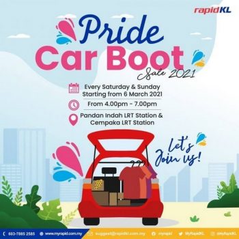 Rapid-KL-Pride-Car-Boot-Sale-1-350x350 - Johor Kedah Kelantan Kuala Lumpur Malaysia Sales Melaka Negeri Sembilan Online Store Pahang Penang Perak Perlis Putrajaya Sabah Sarawak Selangor Sports,Leisure & Travel Terengganu Transportation 