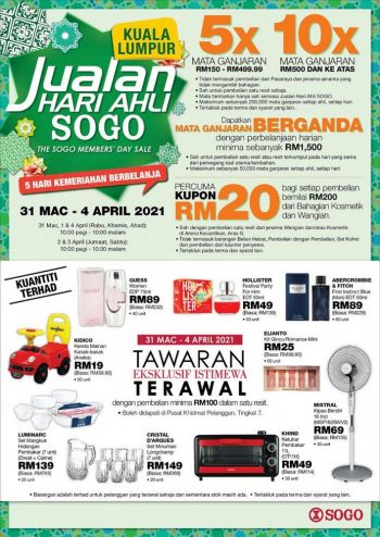 SOGO-Members-Day-Sale-Catalogue-350x494 - Kuala Lumpur Malaysia Sales Selangor Supermarket & Hypermarket 