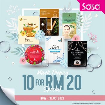 SaSa-Mask-Frenzy-10-For-RM20-Special-350x350 - Beauty & Health Cosmetics Fragrances Johor Kedah Kelantan Kuala Lumpur Melaka Negeri Sembilan Online Store Pahang Penang Perak Perlis Personal Care Promotions & Freebies Putrajaya Sabah Sarawak Selangor Skincare Terengganu 